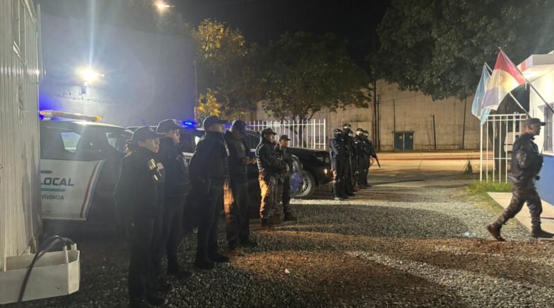 Megaoperativo antidroga en barrios