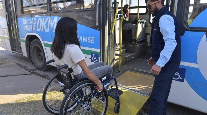 Ratificaron el boleto gratis para personas con discapacidad
