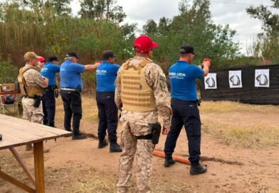 Capacitan a guardias locales con armas de letalidad reducida