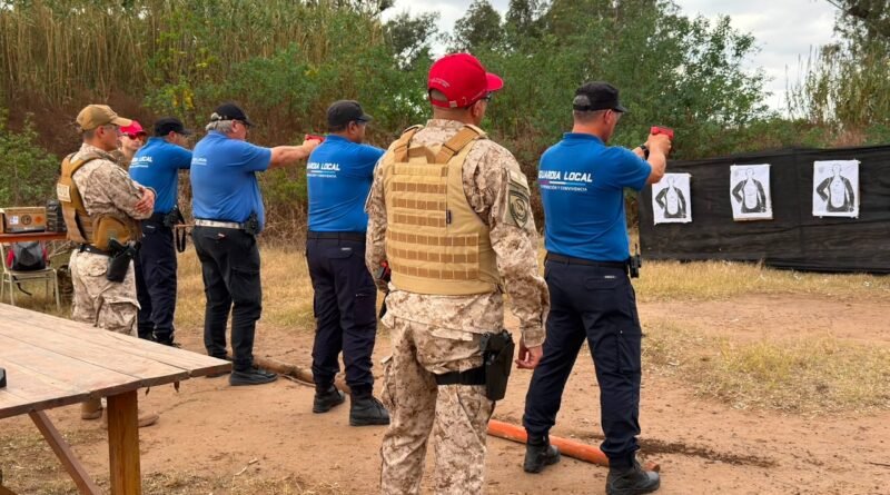 Capacitan a guardias locales con armas de letalidad reducida