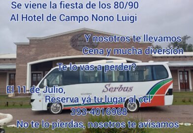 Fiesta Retro de los 80 y 90 en Nono Luigi: habrá cena, música y traslado