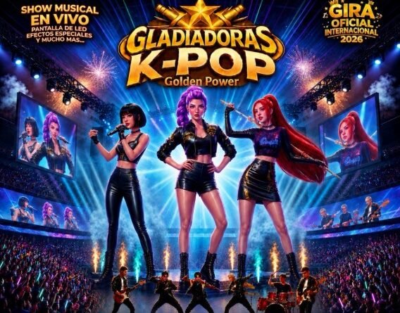 «Gladiadoras K-POP Golden Power» llega con un show musical de alto impacto