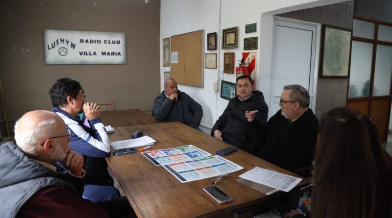 Villa María tendrá la Plazoleta del Radioaficionado y avanza la escrituración del Radio Club