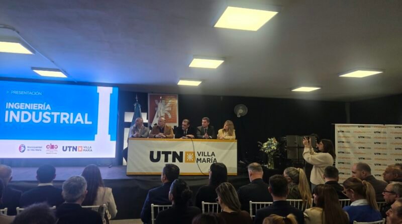 La UTN Villa María suma Ingeniería Industrial